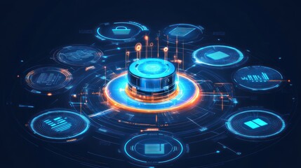 Poster - Secure Data Storage System with Digital Interfaces