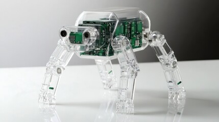 Poster - Transparent Robotic Quadruped With Circuitry Inside