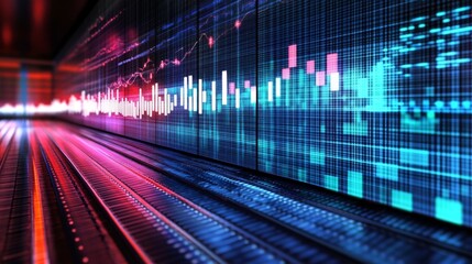 Poster - Abstract Visualization of Data Streams and Financial Market Trends
