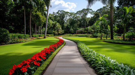 Poster - Adonis garden, A high-fidelity image of Adonis' garden with a chaos theme, featuring a raw style and enhanced resolution.