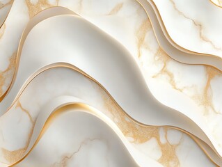 Poster - Elegant Marble Texture With Golden Accents Creates a Luxurious Background for Design Purposes