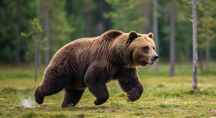 animal running pose action