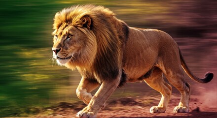 Wall Mural - animal running pose action