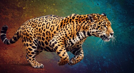 Wall Mural - animal running pose action