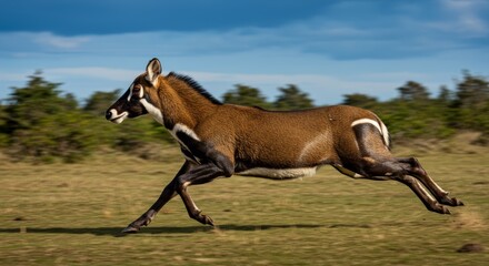 Wall Mural - animal running pose action