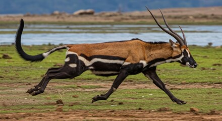 Wall Mural - animal running pose action