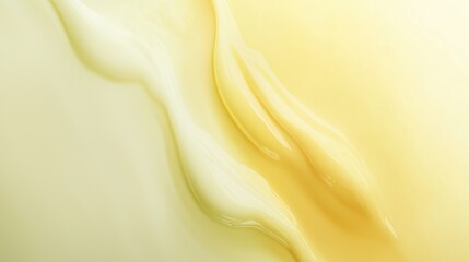 Poster - Soft Warm Honeydew Gradient Merging into Vanilla Hues Abstract