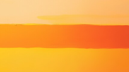Poster - Bright Orange Gradient Merging into Sun-Kissed Warmth at Sunset