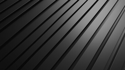 Poster - Bold Monochrome Gradient Transitioning Lines on Sleek Surface