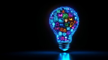 Poster - Innovative business insights and data visualization strategies digital workspace infographic representation modern environment creative perspective thought leadership