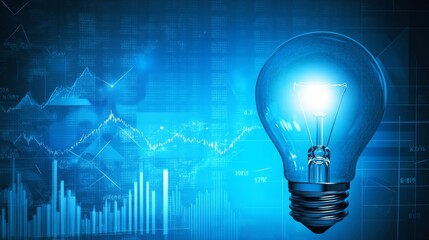 Poster - Innovative lighting solutions business trends and insights in technology infographic illustrating data visualizations modern office environment digital perspective