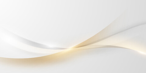 Wall Mural - white background design with luxurious golden effect elements. vector illustration
