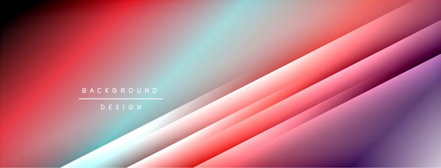 Wall Mural - colorful gradient with lines made of shadow and light. creative background