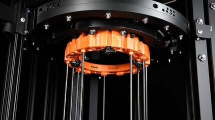 Poster - A next-generation industrial D-printing system creating advanced engineering prototypes, top-down.
