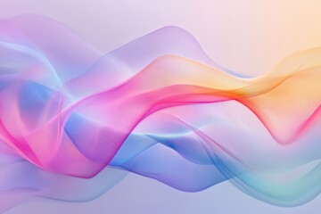 Poster - Vibrant abstract rainbow wave pattern conveying motion and creativity in a colorful visual effect, creative colorful visual effect abstract rainbow gas smoke waves, holi festival celebration