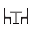 © North - Dining table icon in glyph style