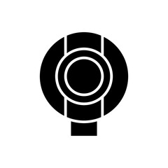 Sticker - CCTV icon in glyph style