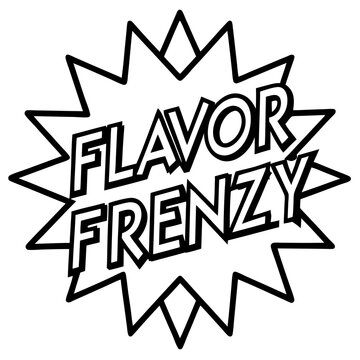 Flavor Frenzy typography t shirt