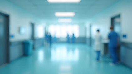 blurred interior of hospital - abstract medical background, medical background, hospital background