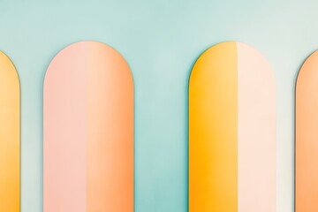 Poster - striking graphic design featuring vibrant color palettes with ample copy space for text placement conveys creativity