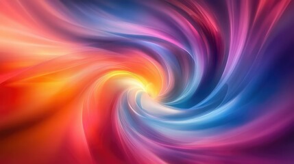 Poster - Vibrant Swirling Colors of Abstract Art in a Dreamlike Landscape Representing Motion and Energy with Soft Textures and Gradients for Digital Backgrounds