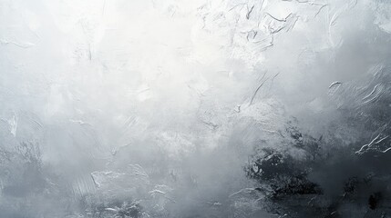 Poster - Abstract Texture of Soft Gray and White Hues with Subtle Brush Strokes and Gentle Transitions for Artistic and Modern Design Backgrounds and Prints