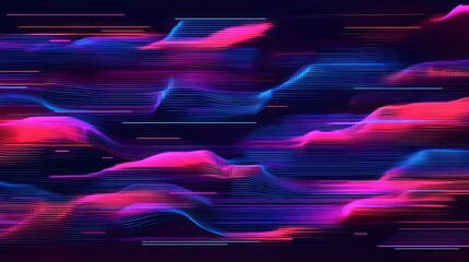 Leinwandbilder - Abstract dynamic colorful lines pattern background