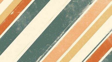 Poster - Retro diagonal stripes background graphic design
