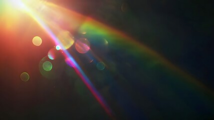 Aufkleber - Radiant Illumination Glowing multicolored beams of light and color create a dreamlike ethereal and captivating composition with a mesmerizing psychedelic effect  This abstract futuristic