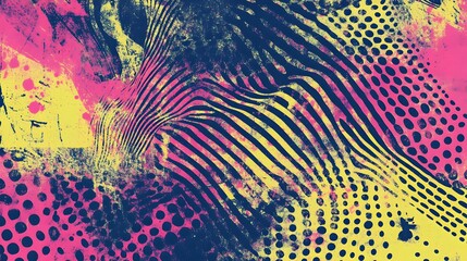 Poster - Vibrant Kaleidoscopic Digital Art with Fluid Swirls and Psychedelic Patterns
