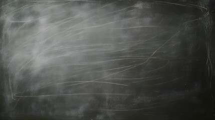 Poster - Vintage grungy chalkboard or blackboard with chalky scribbles marks and scratches creating an abstract minimalist background for an empty classroom school or education related setting