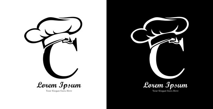 The logo design is in the shape of a chef's hat combined with the letter C