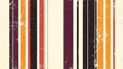 Poster - Vintage striped background with texture. Possible use Design inspiration, graphic element