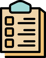 Poster - Clipboard with checklist representing task management, business planning, project organization, and efficient workflow