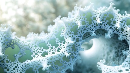 Poster - Abstract fractal spiral design