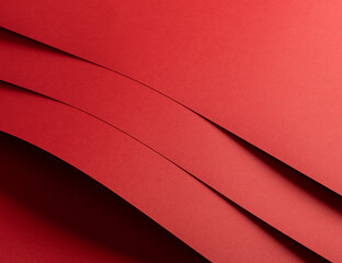 Poster - Red paper background with a matte texture and soft tones. Bold ruby and crimson hues create a stylish, elegant, and modern surface with a clean, decorative pattern.