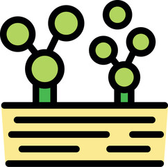 Poster - Molecular nanostructures growing in a substrate, representing advancements in nanotechnology and materials science