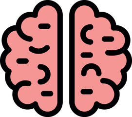 Poster - Human brain representing concepts such as intelligence, creativity, innovation, and thinking
