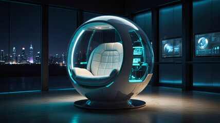 Poster - Advanced digital control command chair