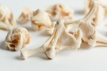 Aufkleber - A collection of bones on a clean white surface