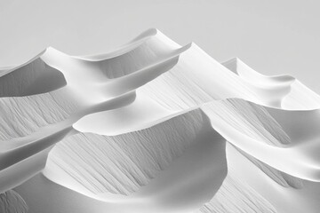Aufkleber - Black and white photograph of sand dunes in the desert