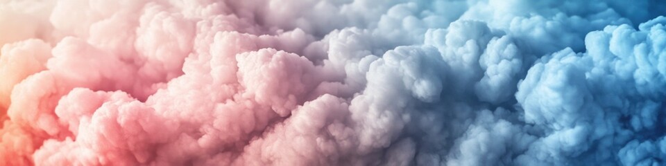 Aufkleber - A group of clouds floating in the sky, suitable for use in weather or landscape images