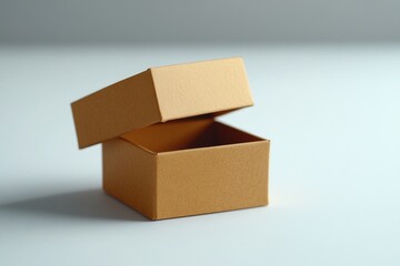 Poster - An open box sitting on a table, possibly containing items or treasures