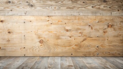 Poster - A rustic wooden background with a natural grain pattern and a textured surface, perfect for displaying products or creating a warm and inviting atmosphere.