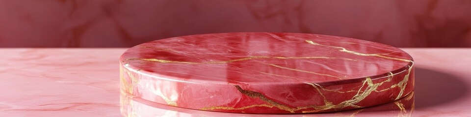 Poster - A small red box sits atop a flat surface