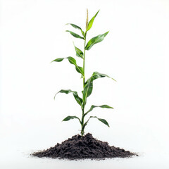 Canvas Print - Corn Plant Isolated