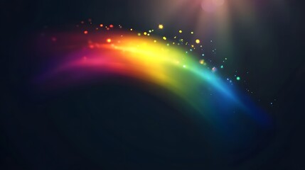 Leinwandbilder - Vibrant and dynamic abstract showcasing a captivating cosmic explosion with a mesmerizing display of colorful light energy and celestial phenomena in the vast and mysterious universe