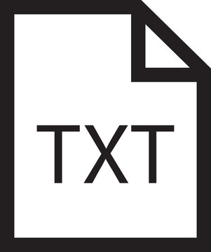 File icon. Format of document on computer outline symbol. TXT file sign. Audio extension graphic multimedia application software folder. Presentation audio design isolated on transparent background.
