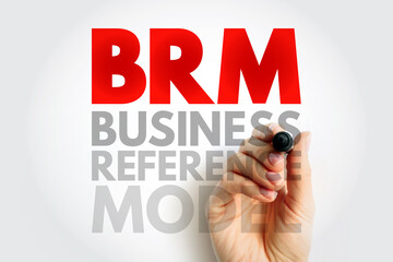 Aufkleber - brm business reference model - concentrating on the functional and organizational aspects of the cor