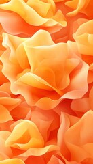 Poster - Abstract Background, Graphic Design with Layered Brush Strokes in Brilliant Yellow and Orange Hues